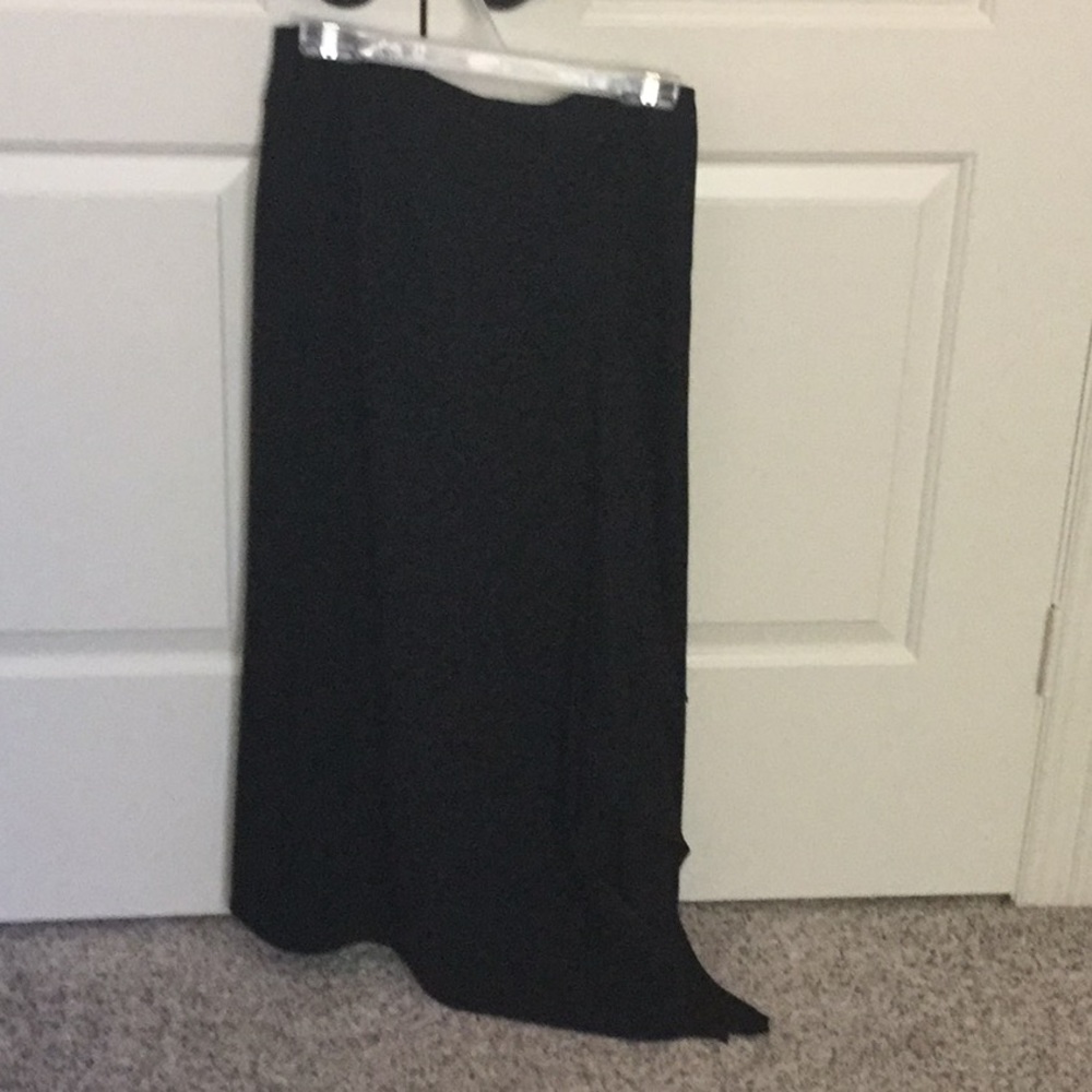 Long black dressy skirt